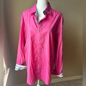 Robert Graham Hot Pink Button Down